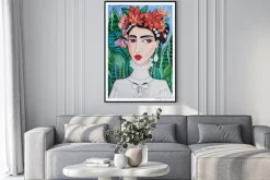 Plakat: Frida kahlo boho