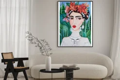 Plakat: Frida kahlo boho