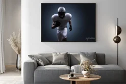 Plakat: Futbol amerykański bieganie