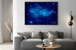 Plakat: Galaktyka w wolnej przestrzeni