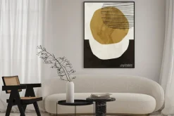 Plakat: Geometria w abstrakcyjnym stylu