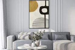 Plakat: Geometria w stylu nowoczesnej abstrakcji