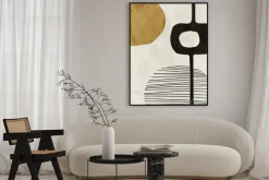 Plakat: Geometria w stylu nowoczesnej abstrakcji