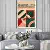 Plakat: Geometryczna abstrakcja w stylu bauhaus