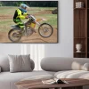 Plakat: Giovane di pilota motocross