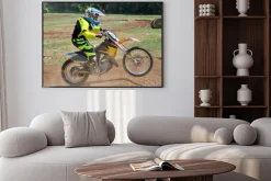 Plakat: Giovane di pilota motocross