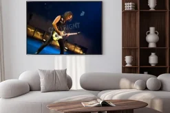 Plakat: Gitarzysta zespołu metallica koncert w san francisco