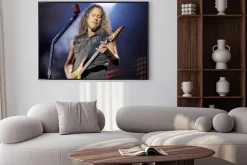 Plakat: Gitarzysta zespołu metallica