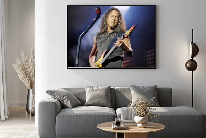 Plakat: Gitarzysta zespołu metallica