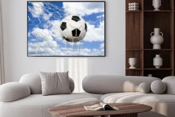 Plakat: Gol w piłce nożnej