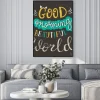 Plakat: Good morning beautiful world quote