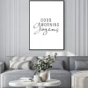Plakat: Good morning gorgeous napis na białym tle