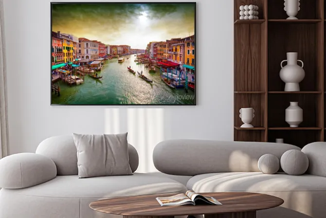 Plakat: Grand canal, wenecja, włochy.