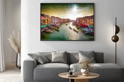 Plakat: Grand canal, wenecja, włochy.