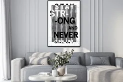 Plakat: Graphic design as vector for tee print with grunge effected typo