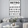 Plakat: Graphic retro letters set