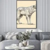 Plakat: Grawerować ilustracja wilk