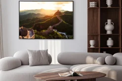 Plakat: Great wall under sunshine during sunset