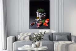 Plakat: Grillowany stek