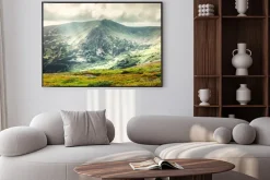 Plakat: Górski krajobraz w lecie