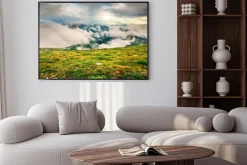 Plakat: Górski krajobraz w lecie