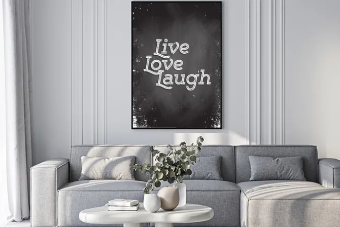 Plakat: Grunge tle cytatem