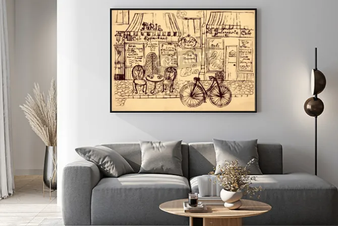 Plakat: Hand drawn illustration