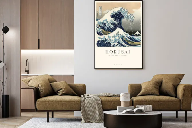 Plakat: Hokusai wielka fala w kanagawie