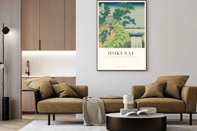 Plakat: Hokusai wodospady aoigaoka w wschodniej stolicy