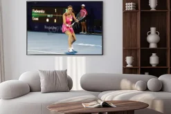 Plakat: Hua hin, tajlandia - 01 stycznia 2016: agnieszka radwańska zajmuje