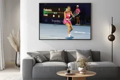 Plakat: Hua hin, tajlandia - 01 stycznia 2016: agnieszka radwańska zajmuje