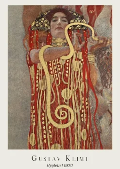 Plakat: Hygieia reprodukcja gustav klimt