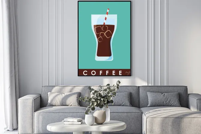 Plakat: Ikona coffe projekt