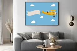 Plakat: Ikona samolotu projektowania