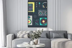 Plakat: Ikony dla dj