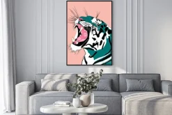 Plakat: Illustration of a tiger