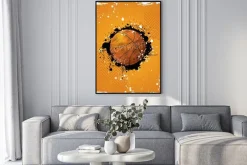 Plakat: Illustration of basketball on abstract grungy background