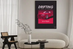 Plakat: Ilustracja samochodu sportowego