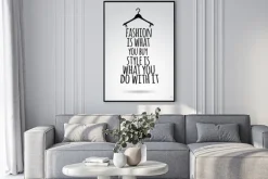 Plakat: Inspirujący cytat o stylu. vector sztuki.