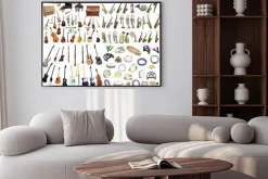 Plakat: Instrumenty muzyczne