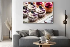 Plakat: Jagodowe babeczki