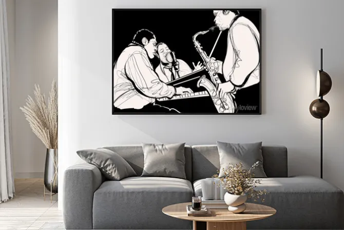 Plakat: Jazz band
