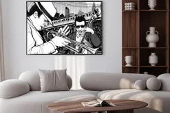 Plakat: Jazz w nowym jorku