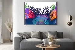 Plakat: Jednolite rafa pod oceanem