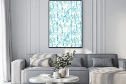 Plakat: Jednolite wzór z muzyki klucz wiolinowy.