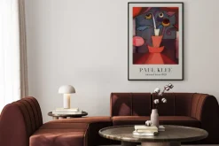 Plakat: Jesienny kwiat reprodukcja paul klee