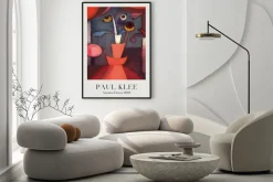Plakat: Jesienny kwiat reprodukcja paul klee