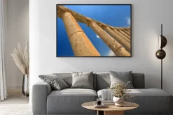 Plakat: Jordania. jerash (roman starożytne miasto geraza). fragment kolumnady