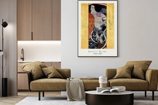 Plakat: Judith ii reprodukcja gustav klimt