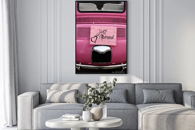 Plakat: Just married